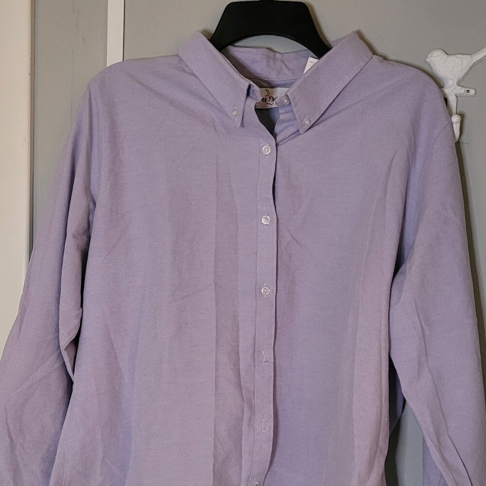 Plus Juniors/Women's Uniform button down Shirt